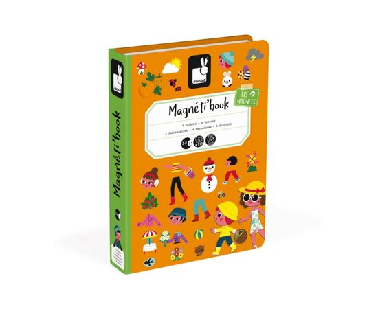 Развивающая игрушка Janod Магнитная книга 4 сезона (J02721), изображение 4 Развивающая игрушка Janod Магнитная книга 4 сезона (J02721), изображение 4