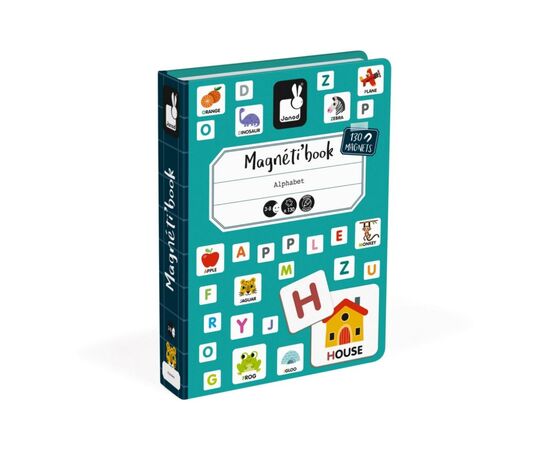 Развивающая игрушка Janod Магнитная книга Английский алфавит (J02712), изображение 4 Развивающая игрушка Janod Магнитная книга Английский алфавит (J02712), изображение 4