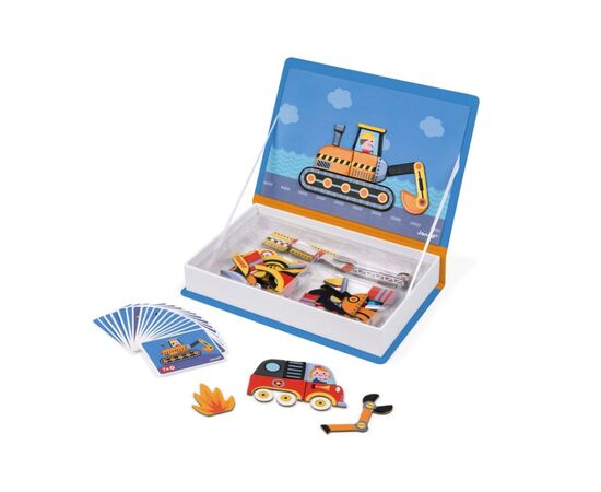 Развивающая игрушка Janod Магнитная книга Транспорт (J02715)
