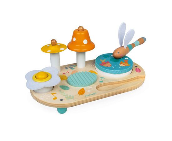 Розвиваюча іграшка Janod Sweet Pure Музичний столик (J05164), зображення 2 Розвиваюча іграшка Janod Sweet Pure Музичний столик (J05164), зображення 2