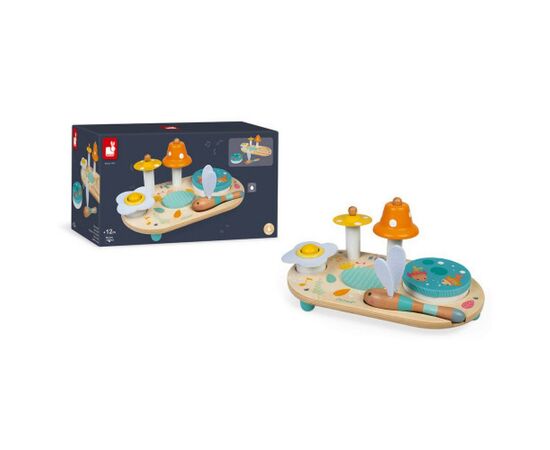 Розвиваюча іграшка Janod Sweet Pure Музичний столик (J05164), зображення 4 Розвиваюча іграшка Janod Sweet Pure Музичний столик (J05164), зображення 4