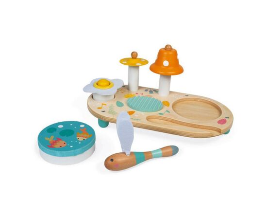 Розвиваюча іграшка Janod Sweet Pure Музичний столик (J05164), зображення 5 Розвиваюча іграшка Janod Sweet Pure Музичний столик (J05164), зображення 5