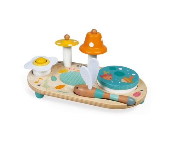 Розвиваюча іграшка Janod Sweet Pure Музичний столик (J05164), зображення 6 Розвиваюча іграшка Janod Sweet Pure Музичний столик (J05164), зображення 6