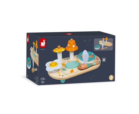 Розвиваюча іграшка Janod Sweet Pure Музичний столик (J05164), зображення 7 Розвиваюча іграшка Janod Sweet Pure Музичний столик (J05164), зображення 7