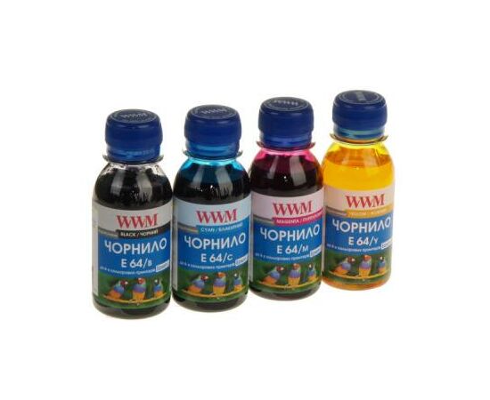 Чернила WWM EPSON L110/L210/L355 B/C/M/Y (E64SET4-2)