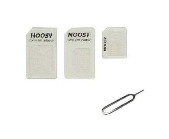 Адаптер для SIM-карт Noosy Adapter Nano SIM for all size (19712 / 15514), изображение 3 Адаптер для SIM-карт Noosy Adapter Nano SIM for all size (19712 / 15514), изображение 3