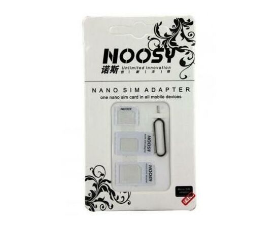 Адаптер для SIM-карт Noosy Adapter Nano SIM for all size (19712 / 15514)