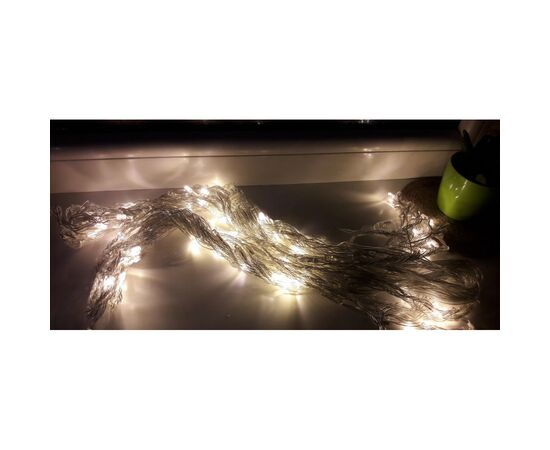 Гирлянда BPNY штора Водоспад, White 320 LED 3Мх3М, 220V, 19,2W (116033), изображение 2 Гирлянда BPNY штора Водоспад, White 320 LED 3Мх3М, 220V, 19,2W (116033), изображение 2