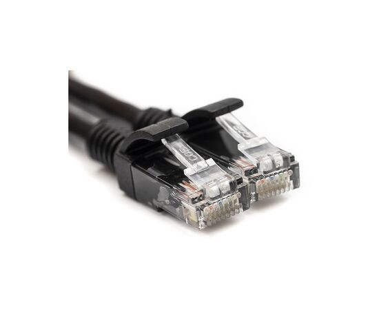 Патч-корд 35м, UTP, cat.5e, CU, black PowerPlant (CA912643)