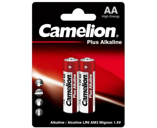 Батарейка Camelion AA LR6 Plus Alkaline * 2 (LR6-BP2)