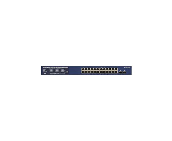 Коммутатор сетевой Netgear GS724TPP 24x1GE PoE+(380W), 2xSFP, керований (GS724TPP-100EUS)