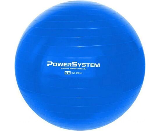 М'яч для фітнесу Power System PS-4012 65cm Blue (PS-4012_65cm_Blue)