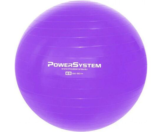 М'яч для фітнесу Power System PS-4012 65cm Purple (PS-4012_65cm_Purple)
