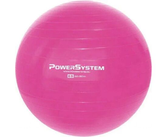 Мяч для фитнеса Power System PS-4012 65cm Pink (4012PI-0)
