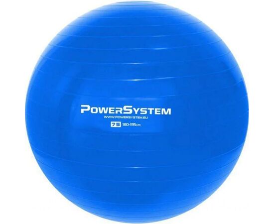М'яч для фітнесу Power System PS-4013 75cm Blue (PS-4013_75cm_Blue)