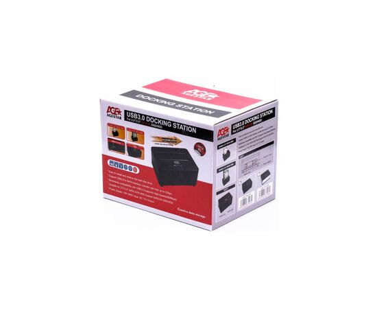Док-станция AgeStar USB3.0 black (3UBT7 (Black)), изображение 4 Док-станция AgeStar USB3.0 black (3UBT7 (Black)), изображение 4