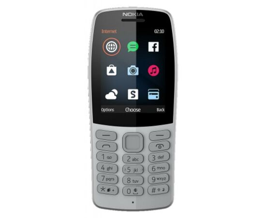 Мобільний телефон Nokia 210 DS Grey (16OTRD01A03)