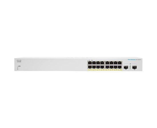Коммутатор сетевой Cisco CBS220-16P-2G-EU, изображение 2 Коммутатор сетевой Cisco CBS220-16P-2G-EU, изображение 2