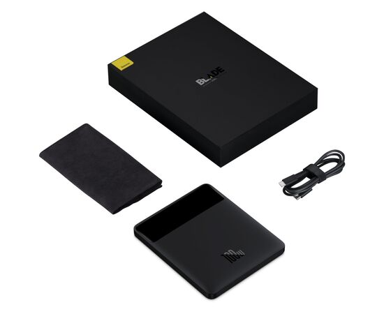 Батарея универсальная Baseus Blade 20000mAh 100W, PD/3.0, QC/4.0, SCP, FCP, Black (PPDGL-01), изображение 6 Батарея универсальная Baseus Blade 20000mAh 100W, PD/3.0, QC/4.0, SCP, FCP, Black (PPDGL-01), изображение 6