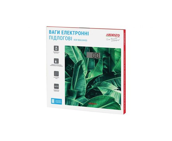 Весы напольные Ardesto SCB-965LEAVES, изображение 6 Весы напольные Ardesto SCB-965LEAVES, изображение 6