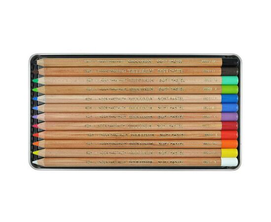 Олівці кольорові Koh-i-Noor Gioconda 8872 пастельні 12 кольорів (8827012005PL), зображення 2 Олівці кольорові Koh-i-Noor Gioconda 8872 пастельні 12 кольорів (8827012005PL), зображення 2