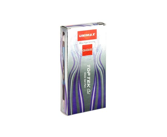 Ручка гелевая Unimax Top Tek Gel, черная (UX-133-01), изображение 3 Ручка гелевая Unimax Top Tek Gel, черная (UX-133-01), изображение 3