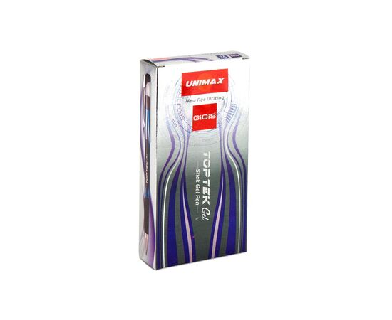 Ручка гелевая Unimax Top Tek Gel, синяя (UX-133-02), изображение 3 Ручка гелевая Unimax Top Tek Gel, синяя (UX-133-02), изображение 3