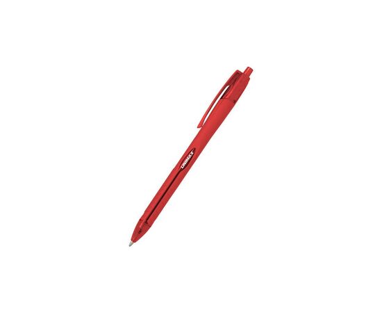 Ручка шариковая Unimax автоматическая Aerogrip 0.7 мм Красная (UX-136-06)