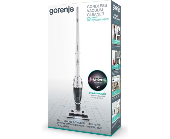 Пылесос Gorenje SVC180FW, изображение 3
