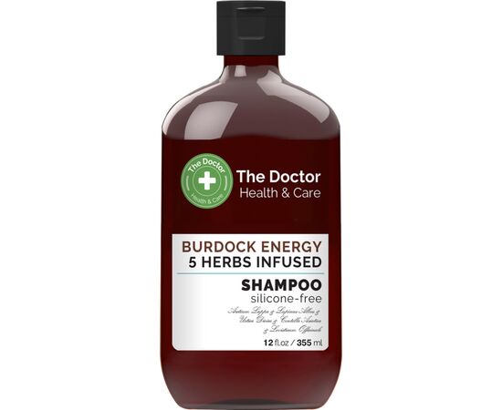 Шампунь The Doctor Health & Care Burdock Energy 5 Herbs Infused Репейная сила 355 мл (8588006041743)