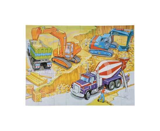 Пазл Same Toy Строительная техника (2201UT), зображення 5 Пазл Same Toy Строительная техника (2201UT), зображення 5
