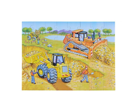 Пазл Same Toy Строительная техника (2201UT), зображення 6 Пазл Same Toy Строительная техника (2201UT), зображення 6