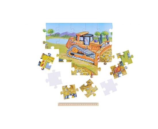 Пазл Same Toy Строительная техника (2201UT), зображення 7 Пазл Same Toy Строительная техника (2201UT), зображення 7