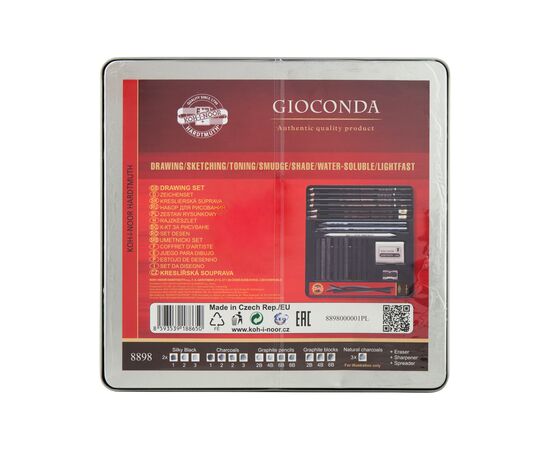 Набор для творчества Koh-i-Noor Gioconda художественный набор 23 предмета (8898), изображение 2 Набор для творчества Koh-i-Noor Gioconda художественный набор 23 предмета (8898), изображение 2