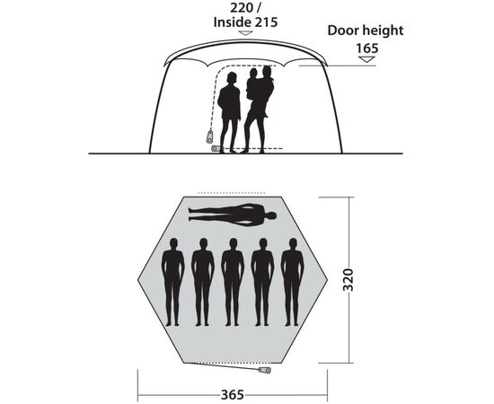 Палатка Easy Camp Moonlight Yurt Grey (928894), изображение 10 Палатка Easy Camp Moonlight Yurt Grey (928894), изображение 10