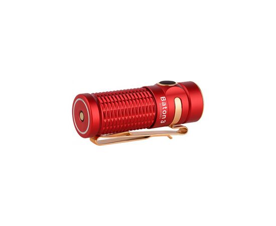 Фонарь Olight Baton 3 Red, изображение 2 Фонарь Olight Baton 3 Red, изображение 2
