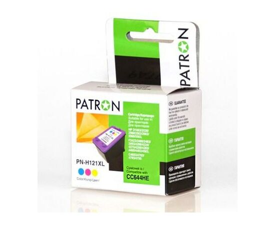 Картридж Patron для HP PN-H121XL COLOR (CC641HE) (CI-HP-CC644HE-C-PN)