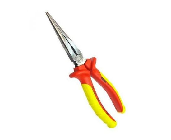 Плоскогубці Stanley MaxSteel VDE 1000V электрика, удл.губки L=210мм. (0-84-007)