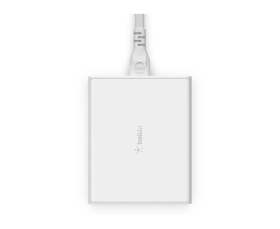 Зарядное устройство Belkin Home Charger 108W GAN Dual USB-С/USB-A (WCH010VFWH), изображение 3 Зарядное устройство Belkin Home Charger 108W GAN Dual USB-С/USB-A (WCH010VFWH), изображение 3