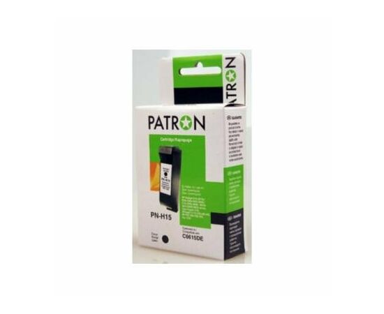Картридж Patron для HP PN-H15 BLACK (C6615DE) (CI-HP-C6615DE-B-PN)