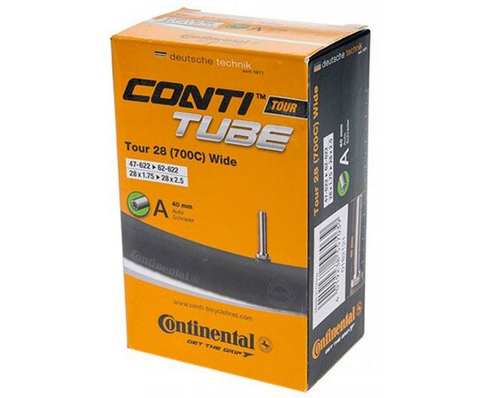 Велосипедная камера Continental Tour 28" Wide 54-584 / 62-622 RE AV40mm (182121)