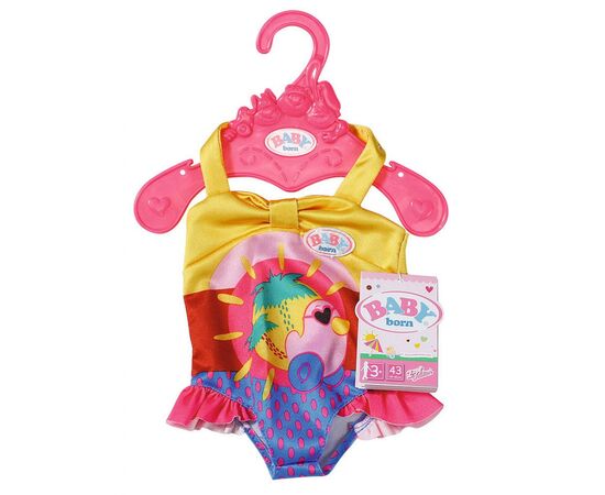 Аксесуар до ляльки Zapf Baby Born Святковий купальник S2 (з каченям) (828281-1), зображення 2 Аксесуар до ляльки Zapf Baby Born Святковий купальник S2 (з каченям) (828281-1), зображення 2