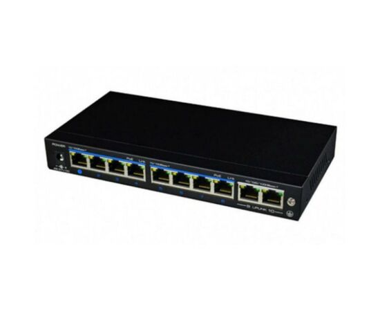 Коммутатор сетевой Atis PoE-1010-8P/250m, изображение 3 Коммутатор сетевой Atis PoE-1010-8P/250m, изображение 3