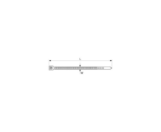 Стяжка PROSWISSCAR TB-009 7,6х400 мм 50 шт (000902), изображение 3 Стяжка PROSWISSCAR TB-009 7,6х400 мм 50 шт (000902), изображение 3