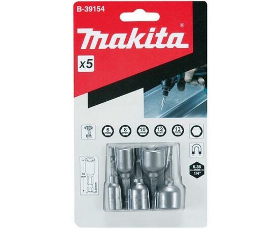 Набір інструментів Makita насадок магнитных с хвостовиком 1/4'Hex (B-39176)
