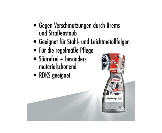 Автомобильный очиститель Sonax Felgenreiniger 1л (430341), изображение 3