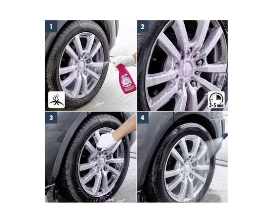 Автомобильный очиститель Sonax FelgenStar 750 мл (227400), изображение 4 Автомобильный очиститель Sonax FelgenStar 750 мл (227400), изображение 4