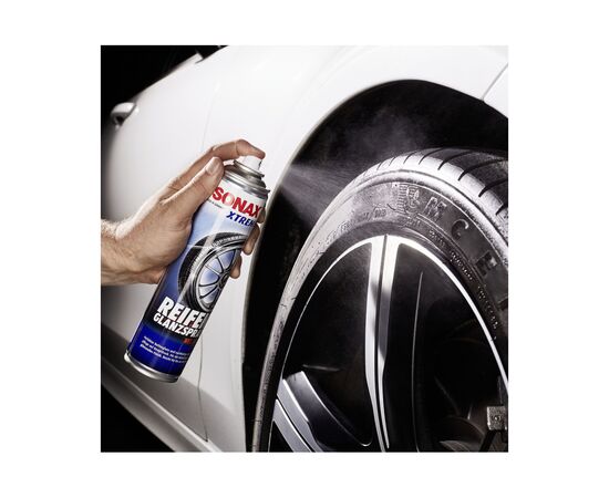 Автомобільний очисник Sonax шин глянцевий XTREME Reifenglanzspray Wet Look (235300), зображення 5 Автомобільний очисник Sonax шин глянцевий XTREME Reifenglanzspray Wet Look (235300), зображення 5