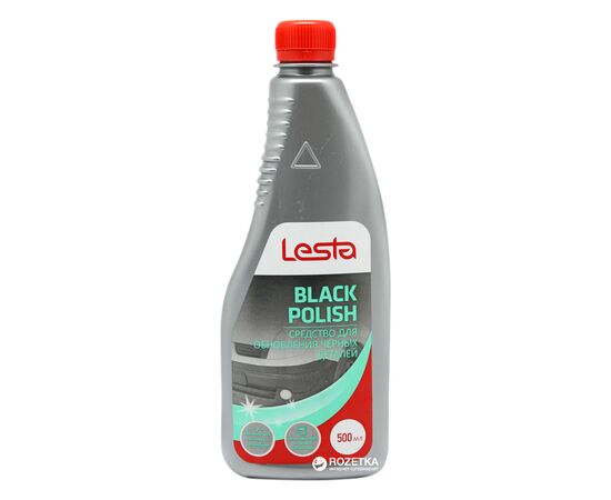 Автомобильный очиститель Lesta для оновлення чорних деталей Lesta Black Polish 500 мл (174378)