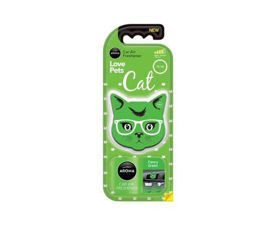 Ароматизатор для автомобіля Aroma Car Cat - Fancy Green (925708)